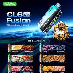 Artery Ferocious CL6 Fusion 60000 Puffs Disposable Vape in uae 