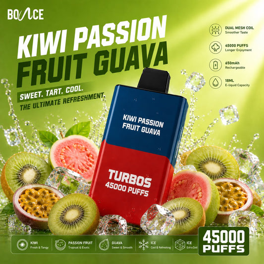 Bounce Turbos 45000 Puffs Disposable Vape | Mr Vape Dubai