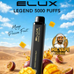 Buy ELUX Legend 5000 Puffs Disposable Vape 1500mAh | UAE