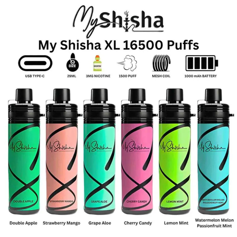 Buy My Shisha 16500 Puffs Vape (3mg) | Mr Vape Dubai
