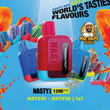 Buy Nasty Bar DX1.2K 1200 Puffs Vape (20mg) | Mr Vape Dubai