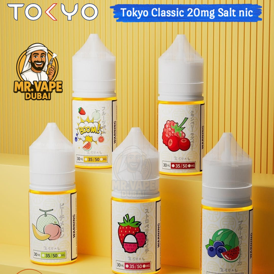 Buy Tokyo Classic 20mg Salt Nic (30ml) | Mr Vape Dubai