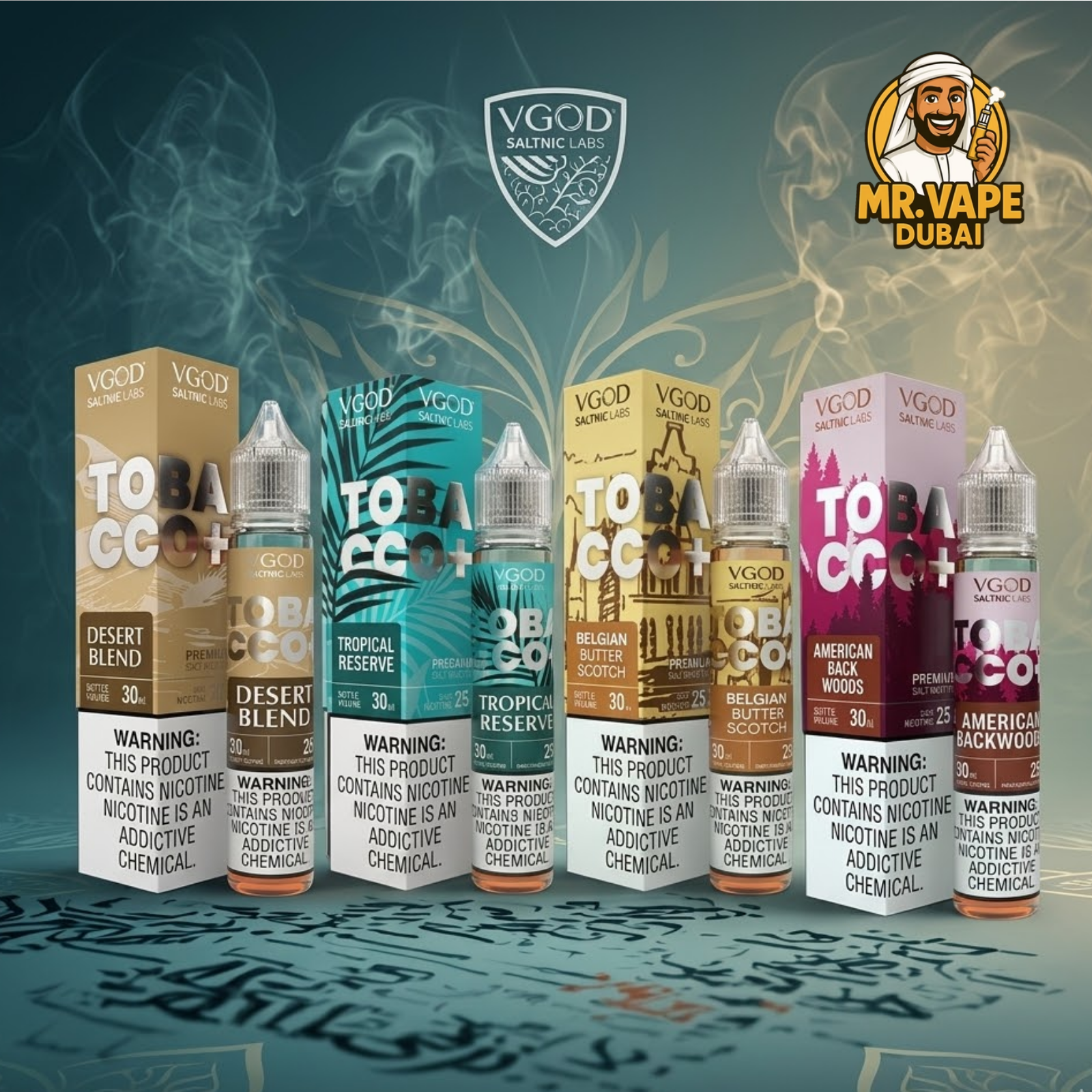 VGOD SaltNic Labs Tobacco Series E-Liquid 30ml (25mg & 50mg) | Dubai