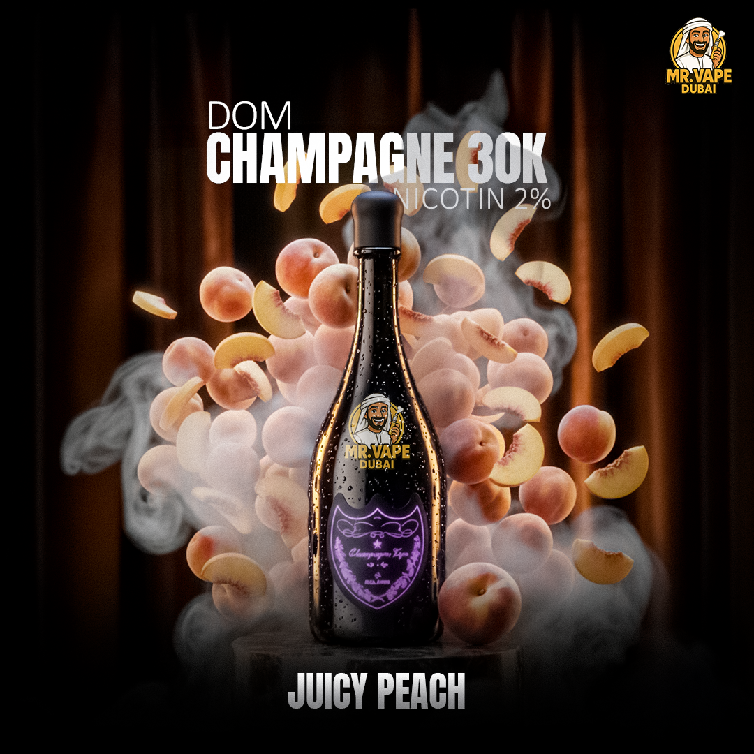 Dom Champagne 30,000 Puffs Disposable Vape | Mr Vape Dubai