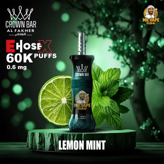 Al Fakher Crown Bar E-hose X 60000 Puffs | UAE Vape