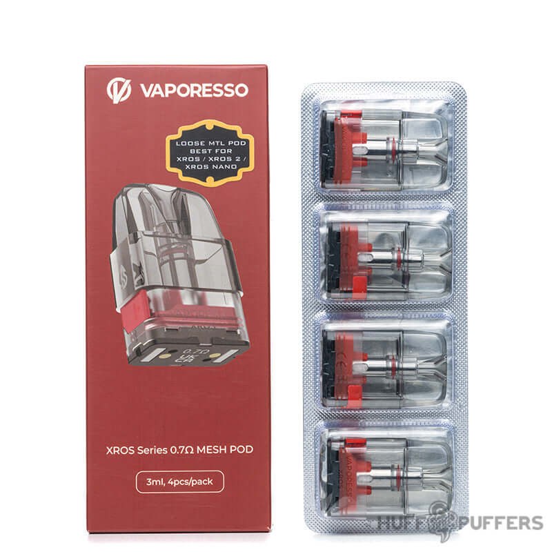 Vaporesso XROS Pods Dubai | Buy 0.6, 0.8, 1.0 Mesh Pods UAE