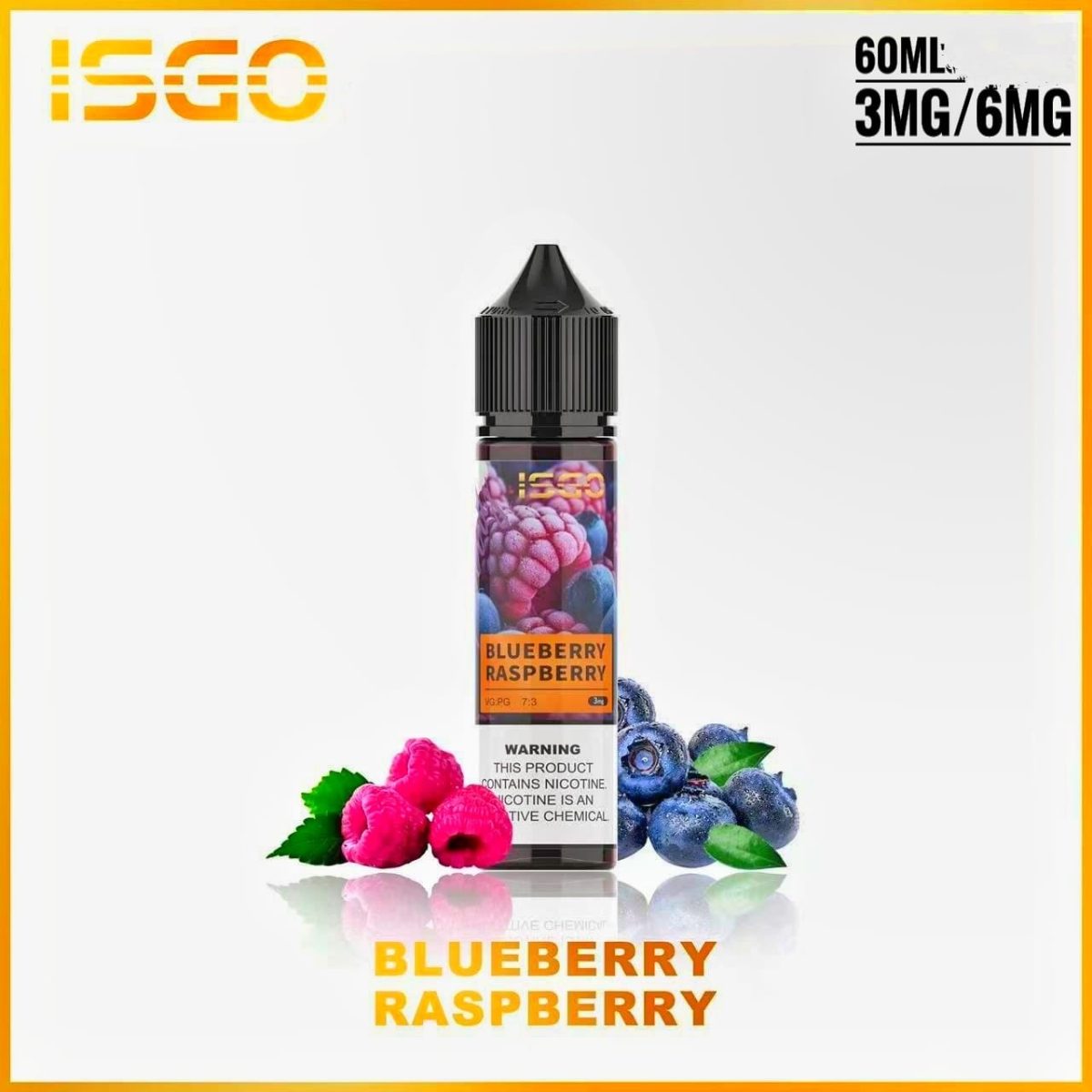 ISGO 60ml 6mg E-Liquid Dubai | Buy High-Nic Freebase UAE