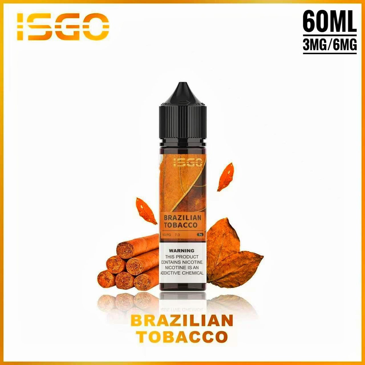 ISGO 60ml E-Liquid Dubai | Buy Premium Freebase Juice UAE