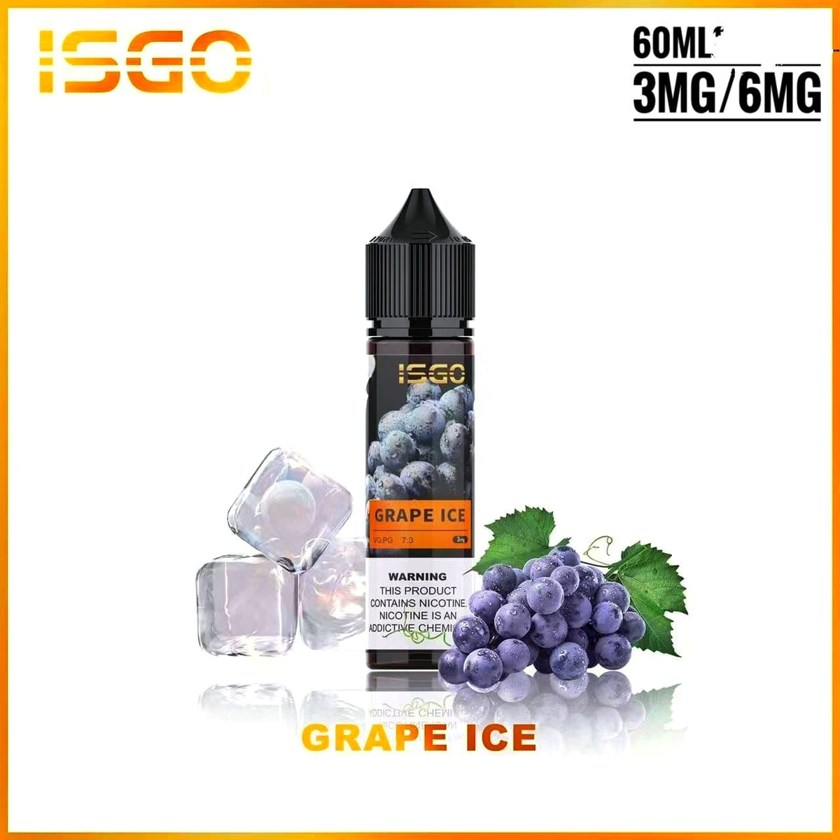 ISGO 60ml E-Liquid Dubai | Buy Premium Freebase Juice UAE