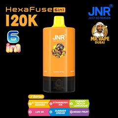JNR HexaFuse 120K Puffs Vape Dubai | Buy 6in1 Vape UAE