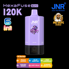 JNR HexaFuse 120K Puffs Vape Dubai | Buy 6in1 Vape UAE