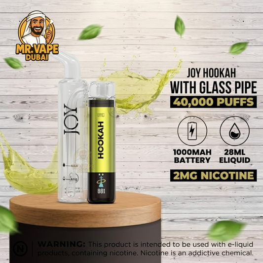 JOY Hookah (2 pcs) 40,000 Puffs DTL Combo | Mr Vape Dubai
