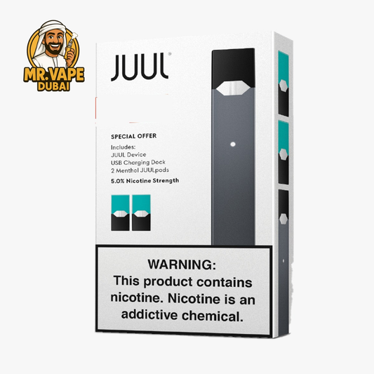 JUUL Starter Kit with 2 Menthol Pods (5%) | Mr Vape Dubai