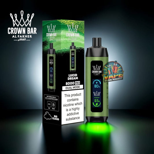 Al Fakher Crown Bar Pro 8000 Puffs | 5mg Vape UAE