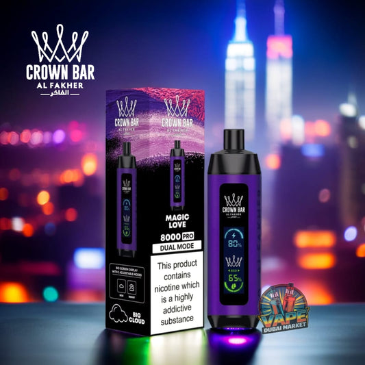 Al Fakher Crown Bar Pro 8000 Puffs | 5mg Vape UAE