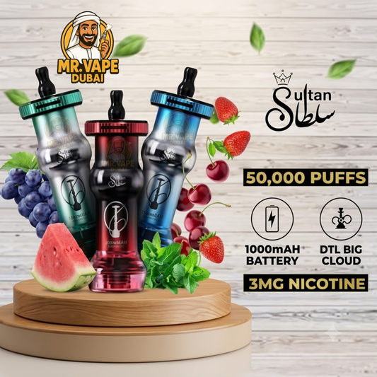 Mosmo Sultan 50,000 Puffs DTL Disposable Vape | Mr Vape Dubai