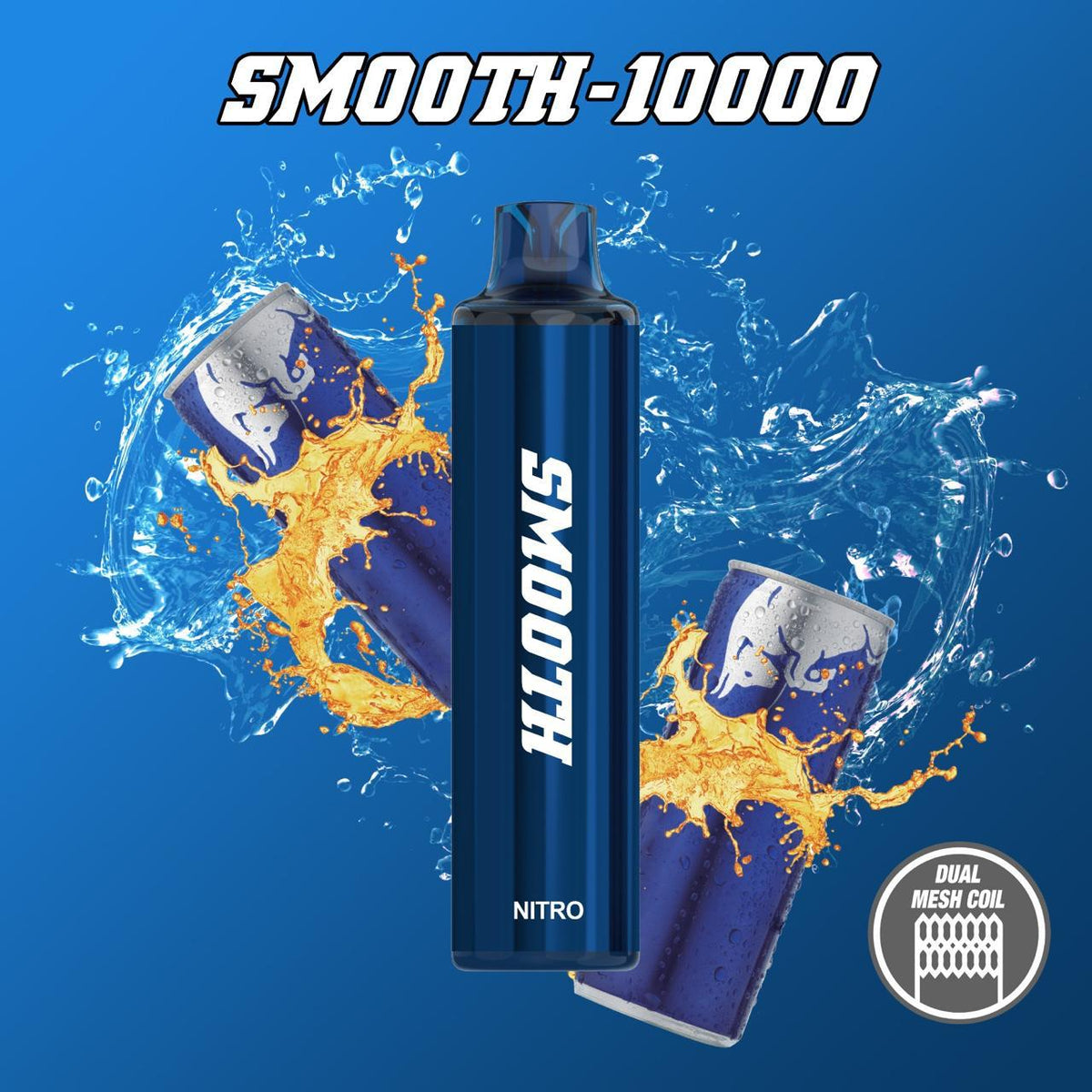 SMOOTH 10000 Puffs 20mg Disposable Vape with Dual Mesh Coil and USB-C Charging in Dubai UAE