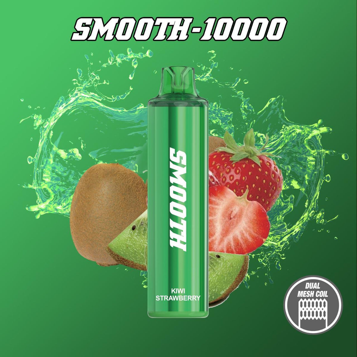 SMOOTH 10000 Puffs 20mg Disposable Vape with Dual Mesh Coil and USB-C Charging in Dubai UAE