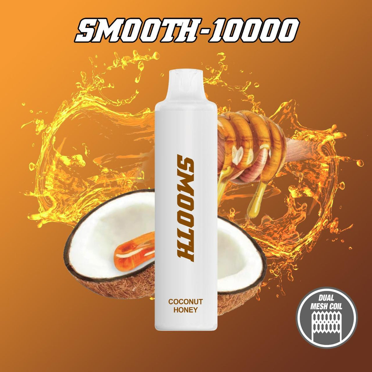 SMOOTH 10000 Puffs 20mg Disposable Vape with Dual Mesh Coil and USB-C Charging in Dubai UAE