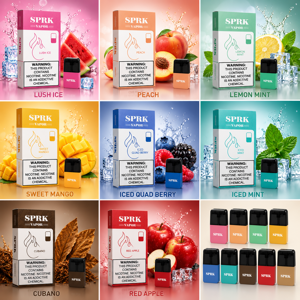 SPRK Vapor Pods (50mg) | Buy Online Dubai & UAE | Mr Vape Dubai