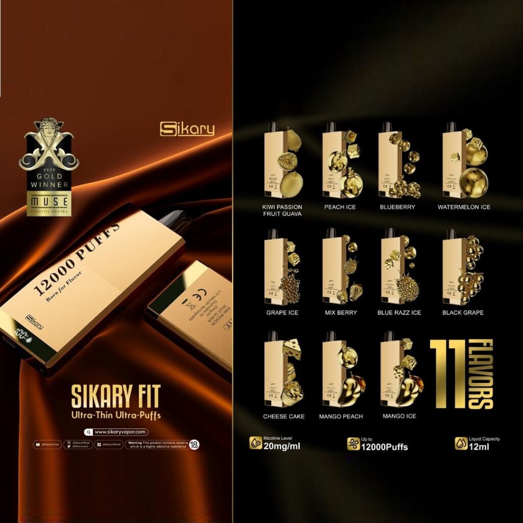 Sikary Fit 12000 Puffs Disposable Vape | Mr. Vape Dubai