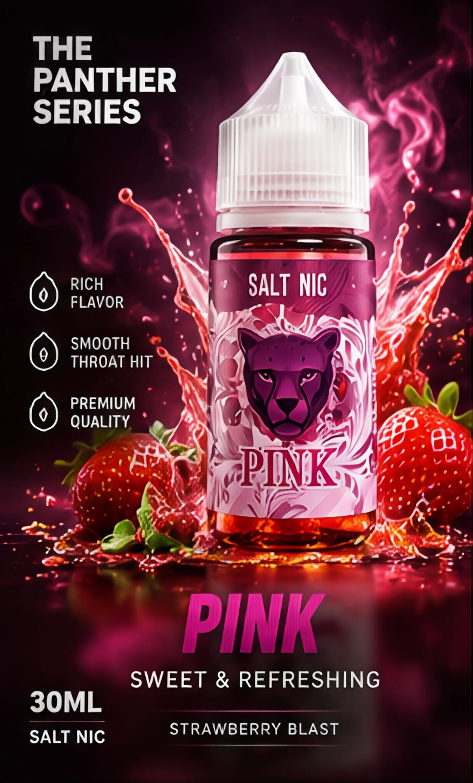 The Panther Series Salt Nic 30m