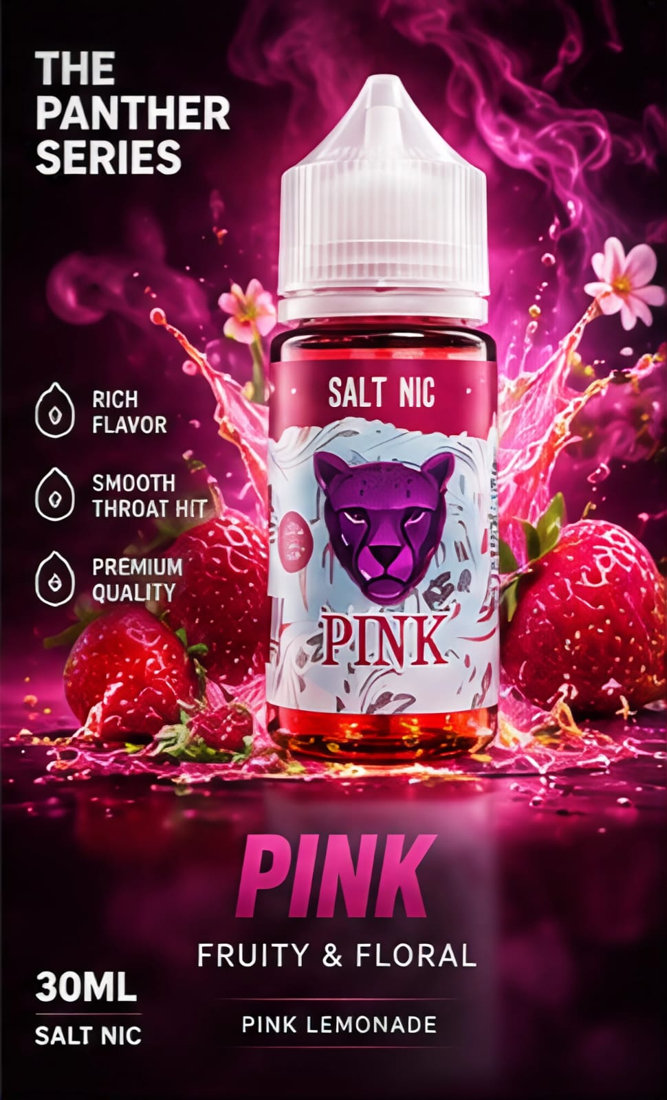 The Panther Series Salt Nic 30m