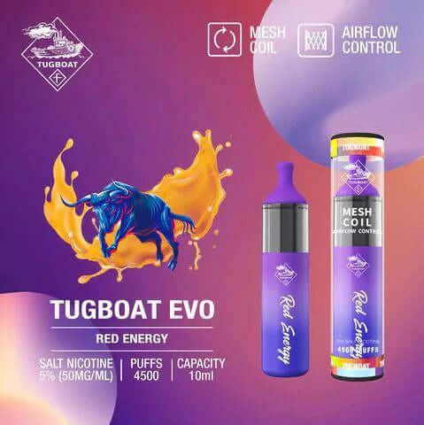 Tugboat EVO 4500 Puffs Dubai | Buy Adjustable Airflow UAE