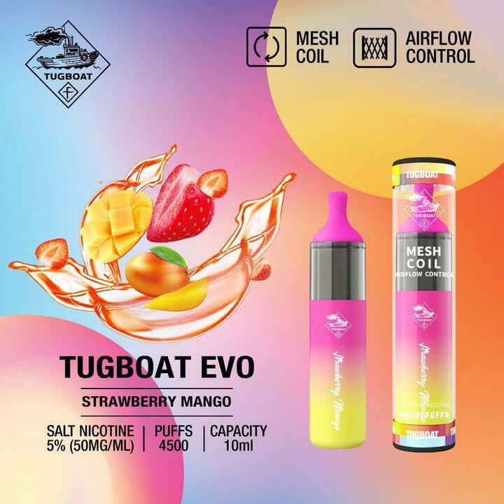 Tugboat EVO 4500 Puffs Dubai | Buy Adjustable Airflow UAE