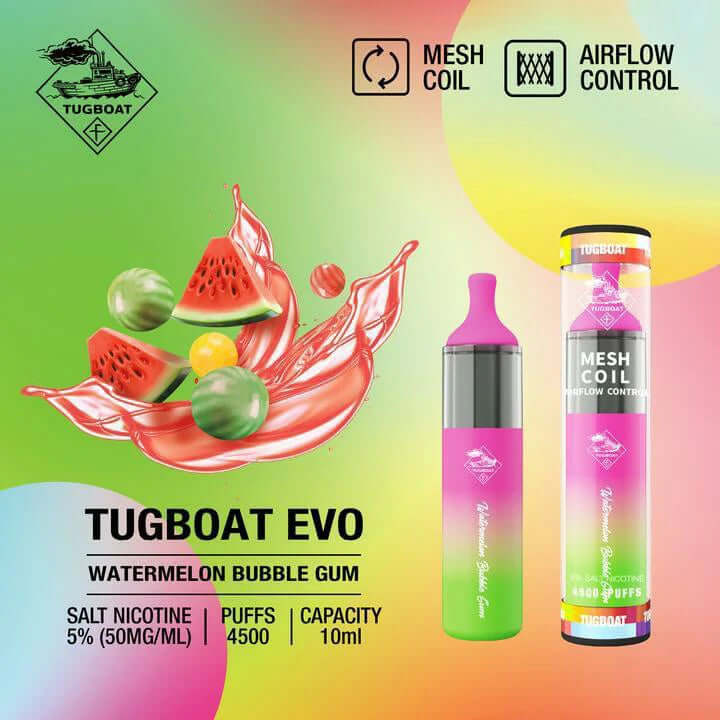 Tugboat EVO 4500 Puffs Dubai | Buy Adjustable Airflow UAE