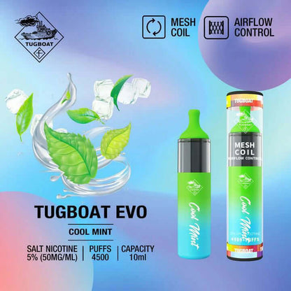 Tugboat EVO 4500 Puffs Dubai | Buy Adjustable Airflow UAE