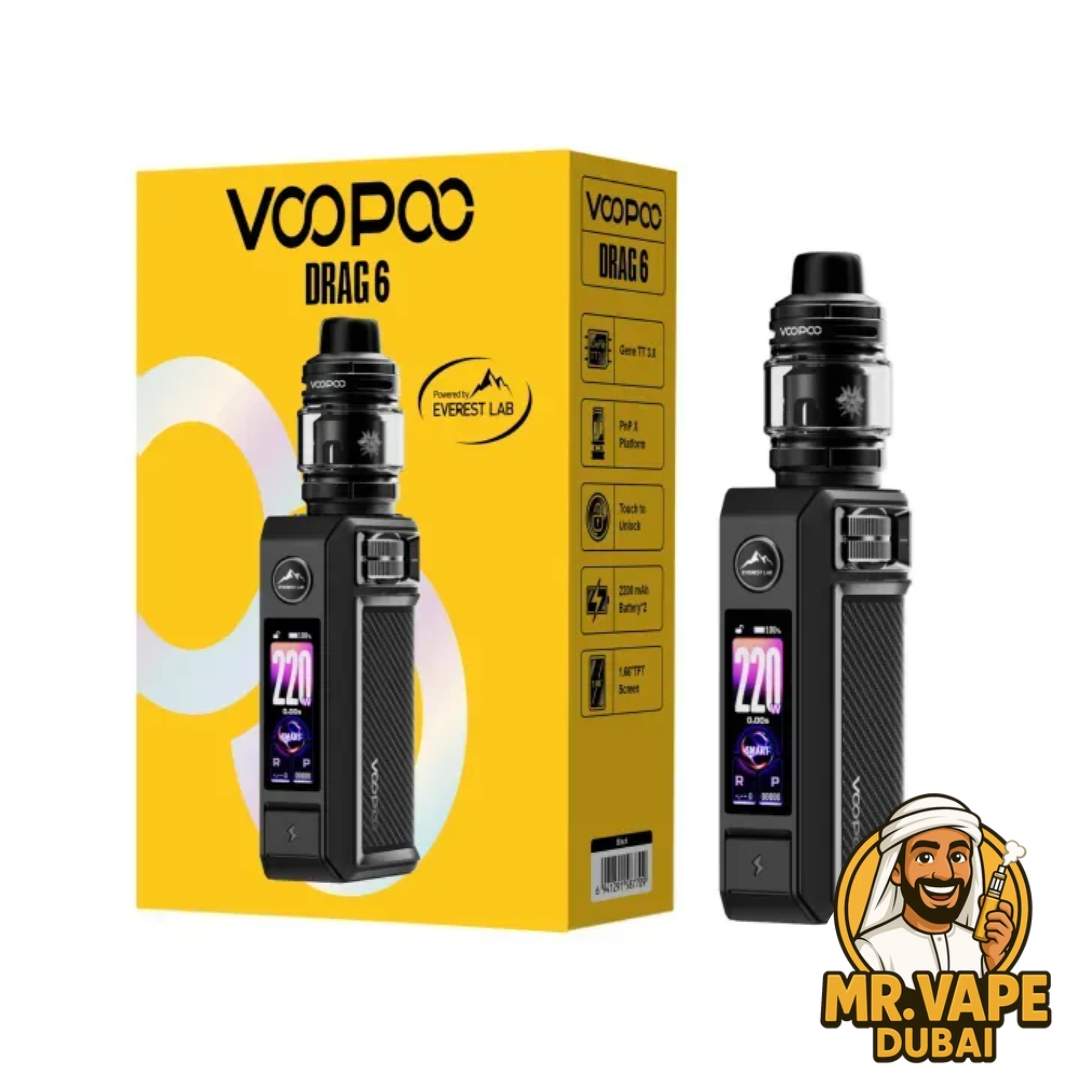 VOOPOO Drag 6 Kit 220W Built-in Battery | Mr Vape Dubai