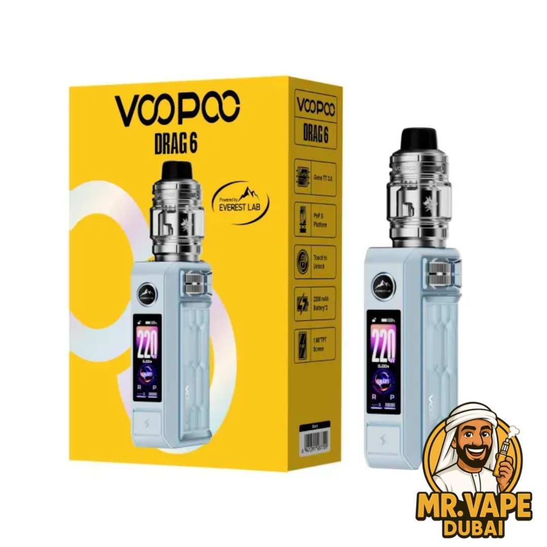 VOOPOO Drag 6 Kit 220W Built-in Battery | Mr Vape Dubai