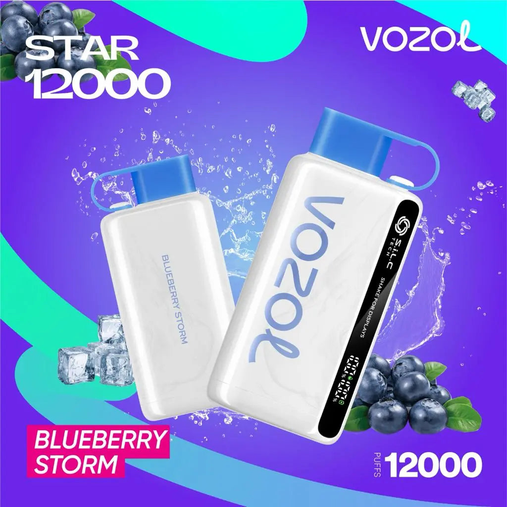Vozol Star 12000 Puffs Dubai | Buy Rechargeable Snus UAE