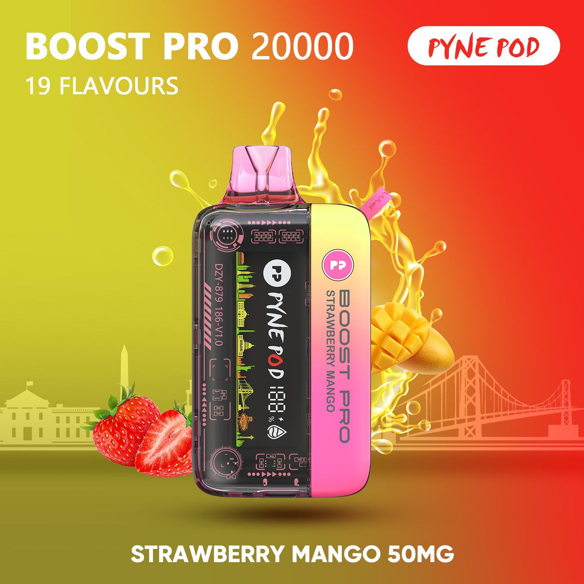 PYNE POD Boost Pro 20000 Puffs | Premium Vape in Dubai | Fast Delivery UAE