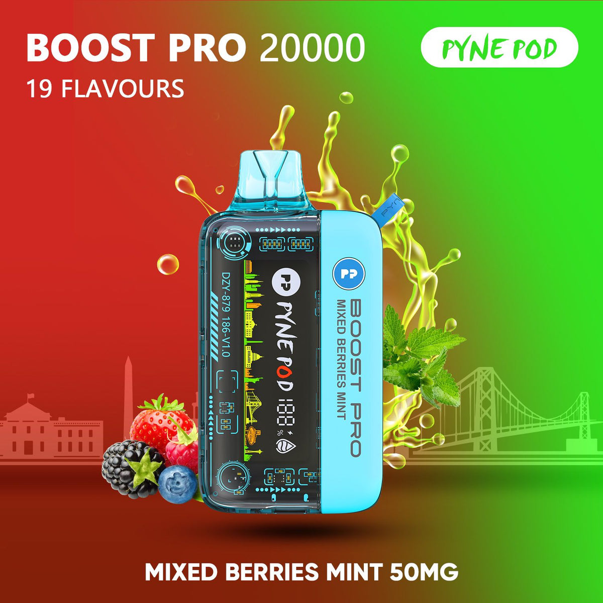 PYNE POD Boost Pro 20000 Puffs | Premium Vape in Dubai | Fast Delivery UAE
