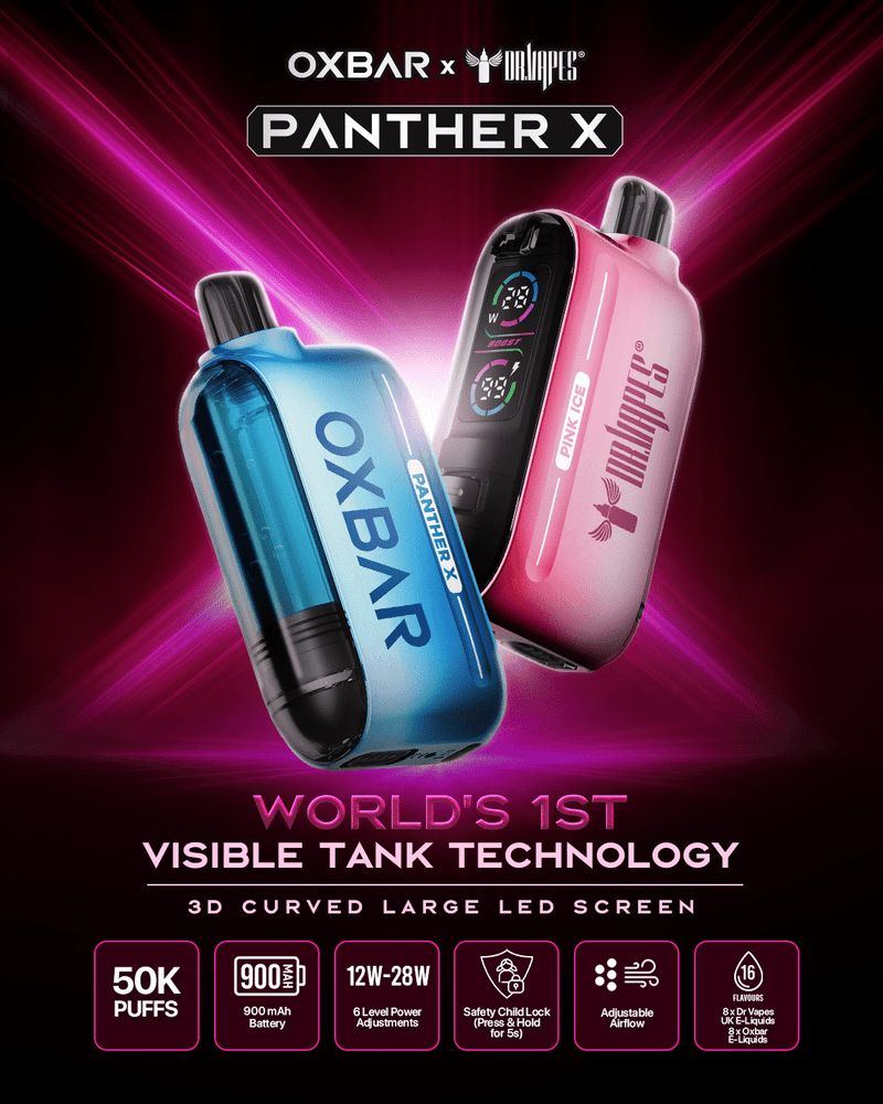 Dr Vapes OXBAR Panther X 50,000 Dubai | Buy 50k Puffs Vape UAE