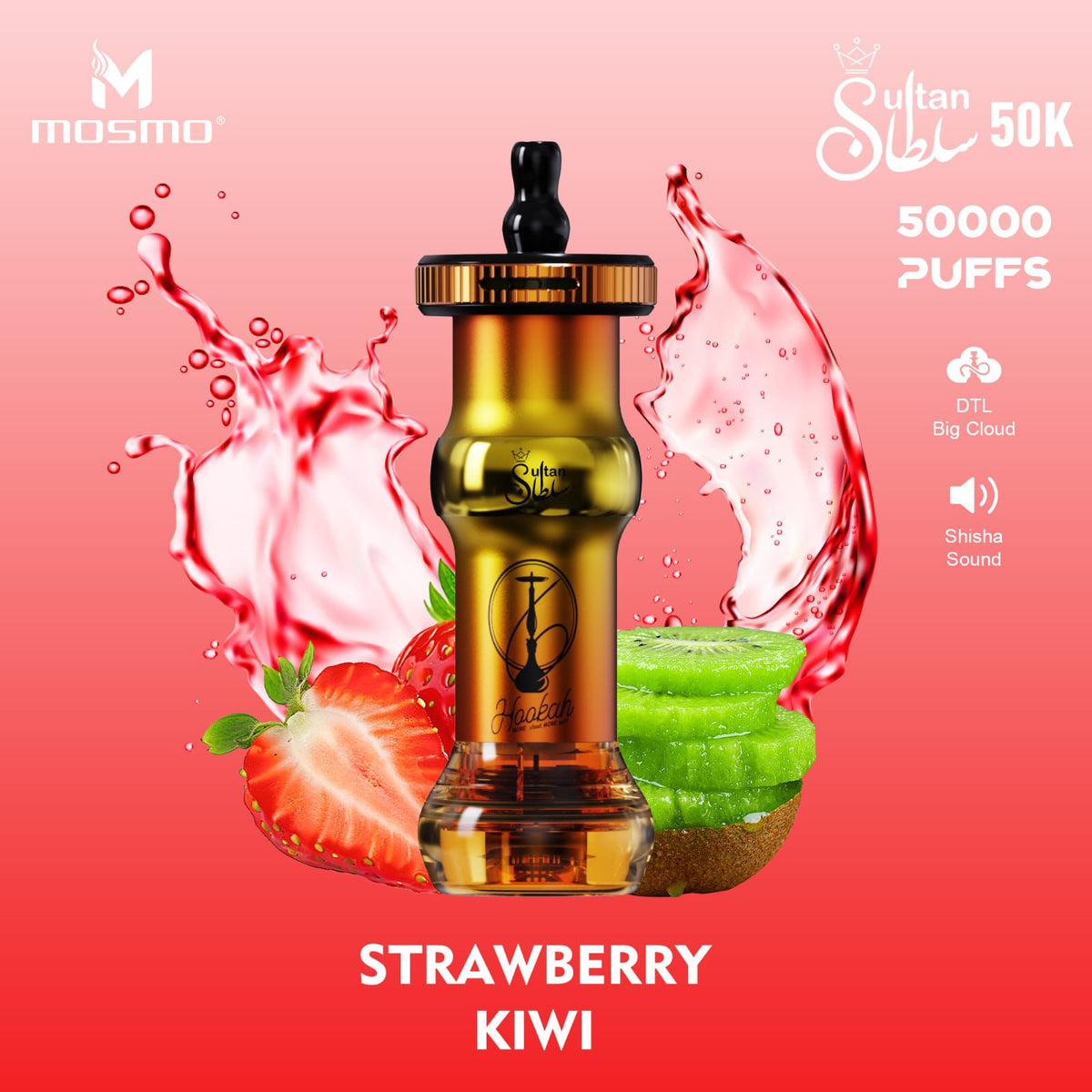 Mosmo Sultan 50,000 Dubai | Buy DTL E-Hookah Disposable UAE