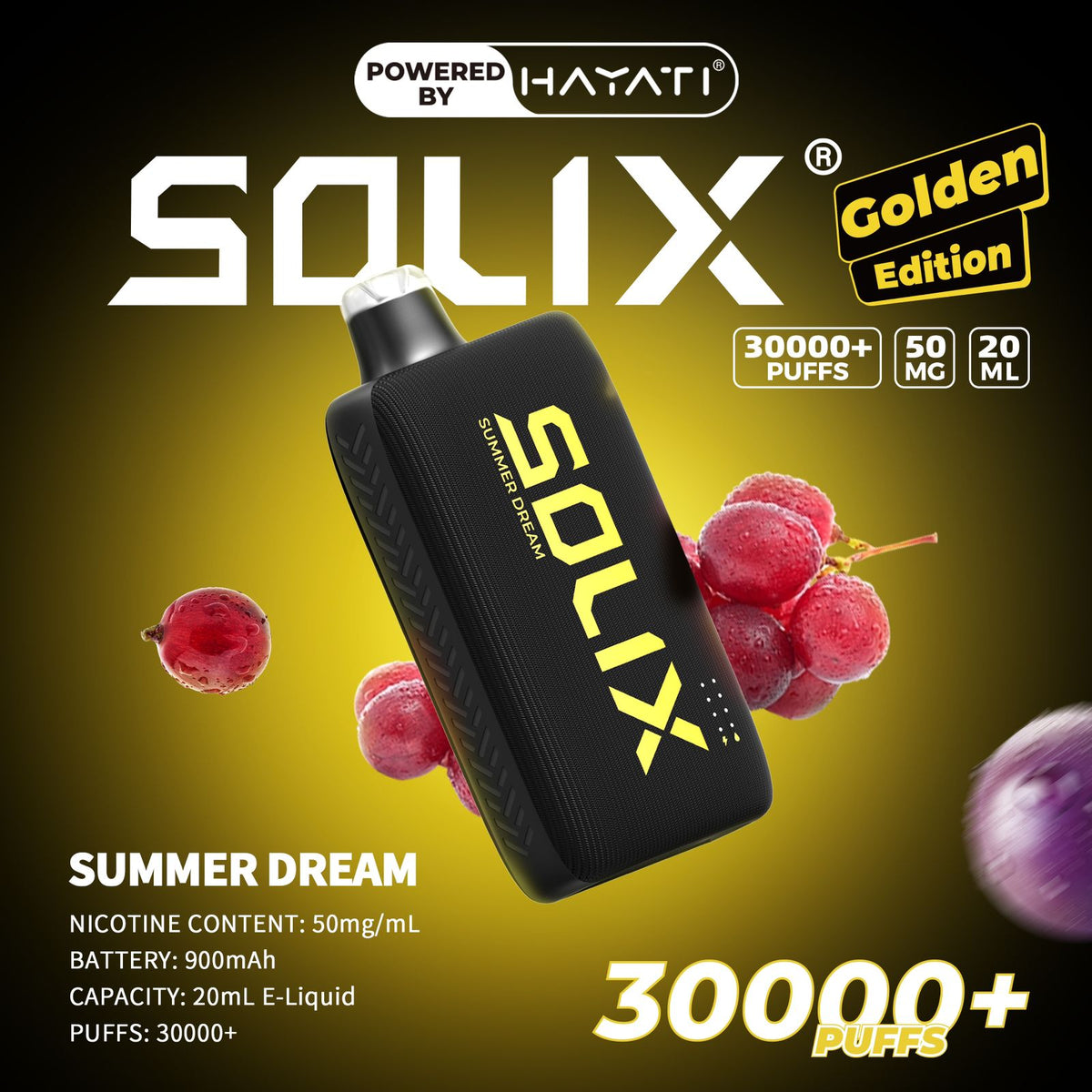 Hayati Solix 30000 Dubai | Buy 50mg 30k Puffs Vape UAE