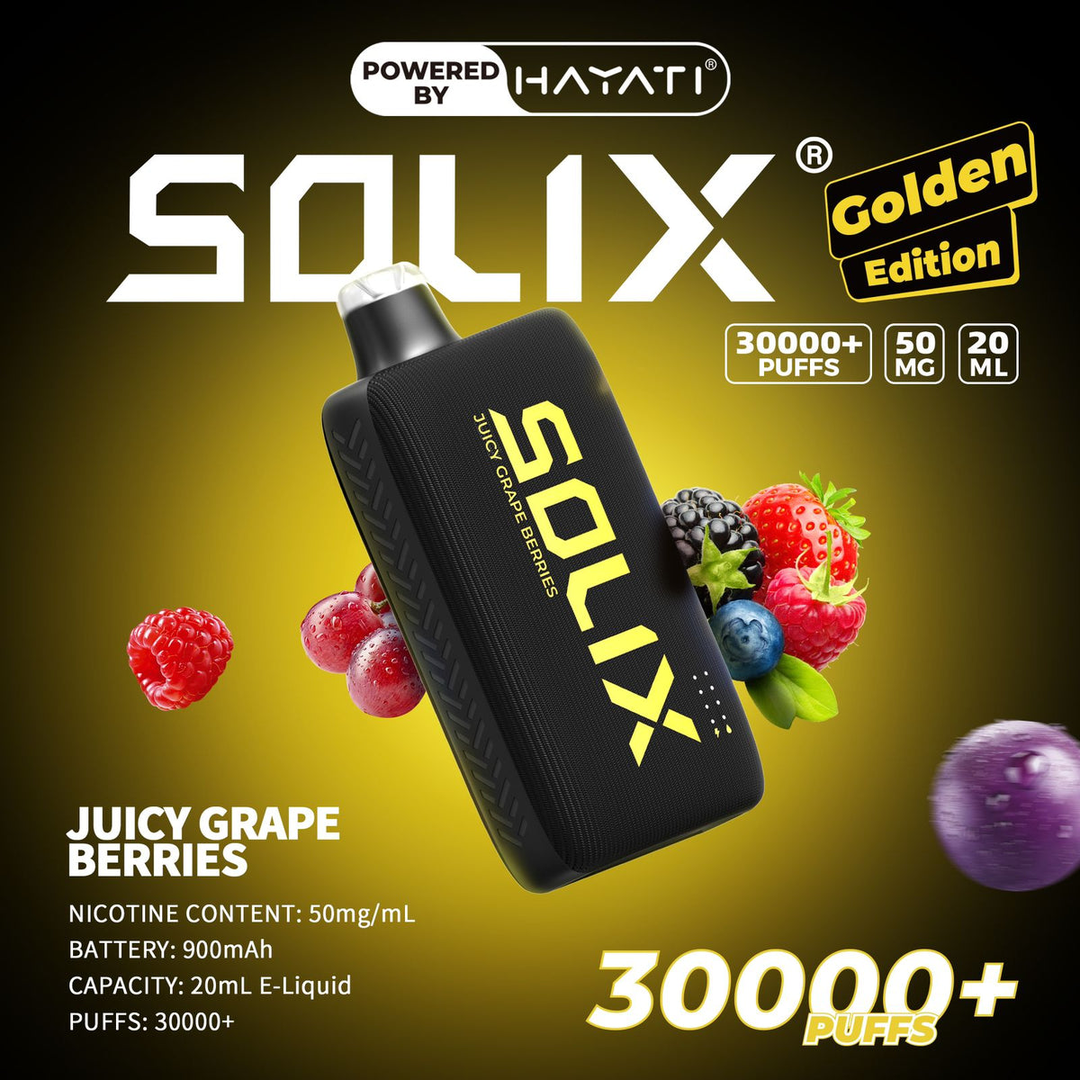 Hayati Solix 30000 Dubai | Buy 50mg 30k Puffs Vape UAE