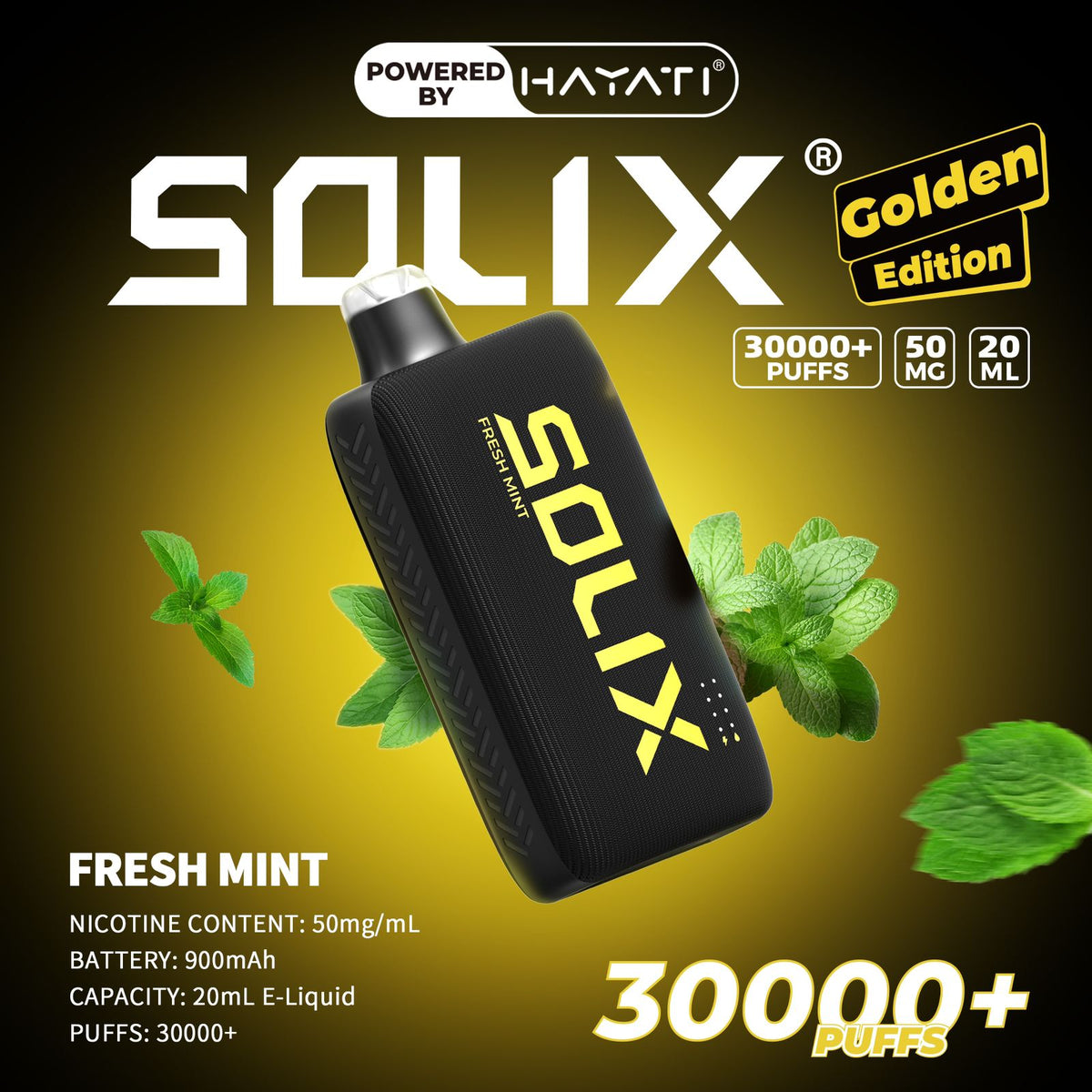 Hayati Solix 30000 Dubai | Buy 50mg 30k Puffs Vape UAE