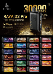 Elf Bar 30000 Puffs Raya D3 Pro Disposable Vape In Dubai