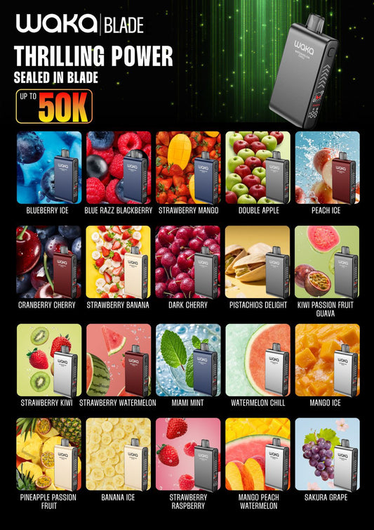 Waka Blade 50000 Puffs Disposable Vape In Dubai