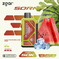 ZGAR Sorna 50000 Puffs Disposable Vape 18mg In Dubai