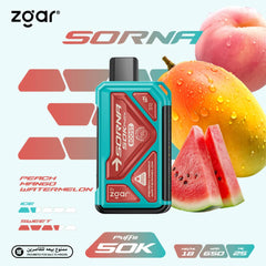 ZGAR Sorna 50000 Puffs Disposable Vape 18mg In Dubai