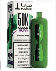 Mazaya Cloud AURA 50000 Puffs Disposable Vape 6mg in UAE