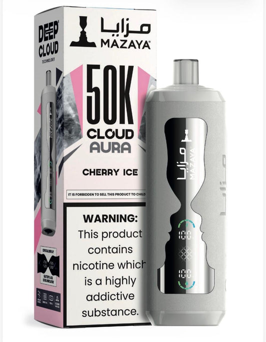 Mazaya Cloud AURA 50000 Puffs Disposable Vape 6mg in UAE