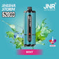 JNR Shisha Storm 52000 Puffs Disposable Vape 2% DTL in UAE