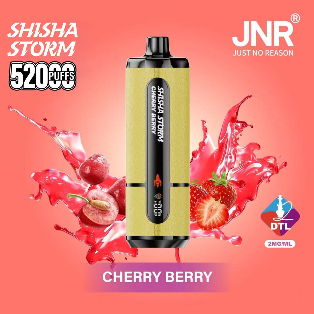 JNR Shisha Storm 52000 Puffs Disposable Vape 2% DTL in UAE