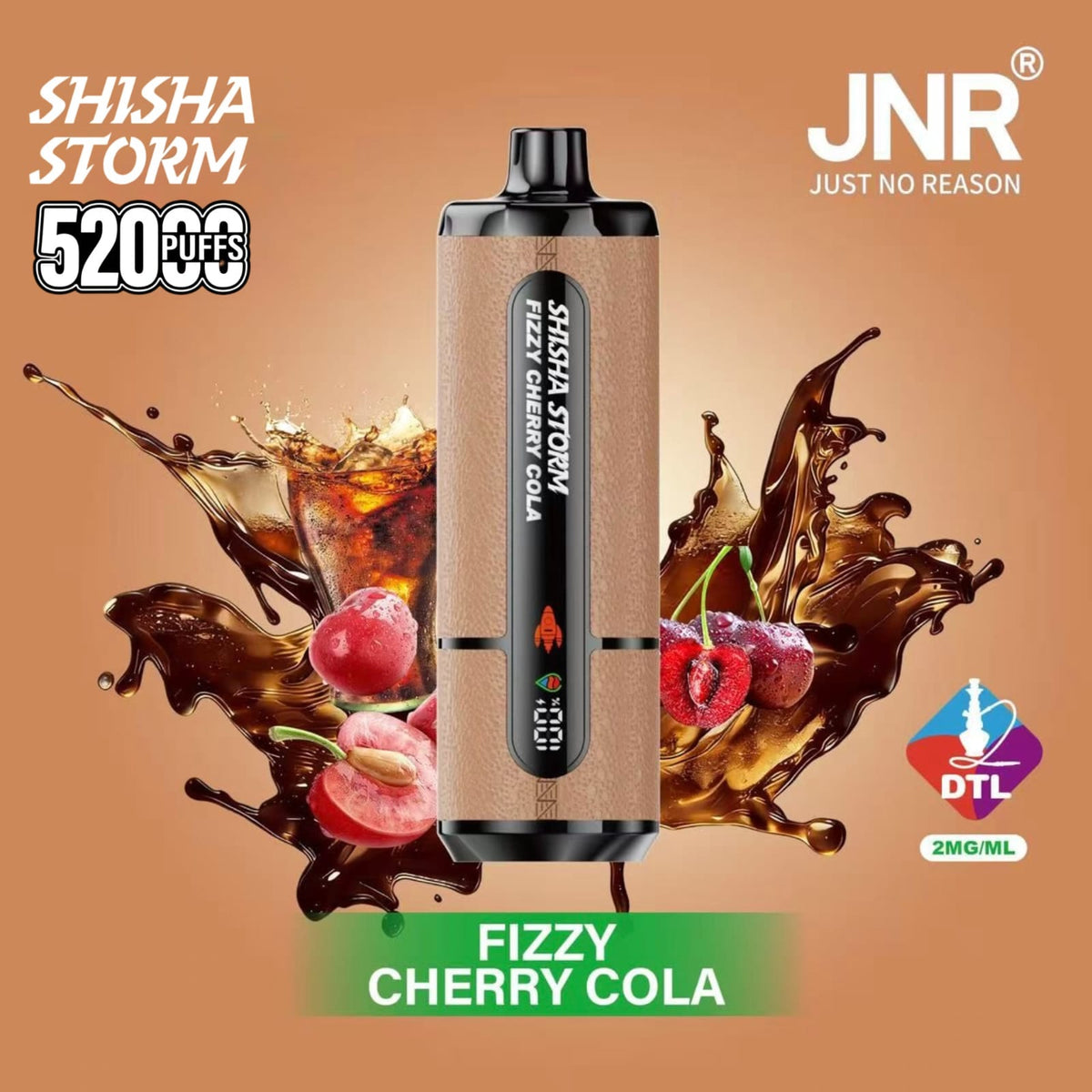 JNR Shisha Storm 52000 Puffs Disposable Vape 2% DTL in UAE